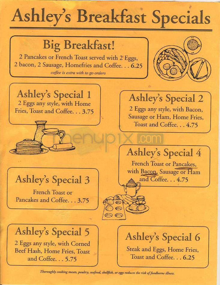 Ashley's - Hartford, CT menu_pic