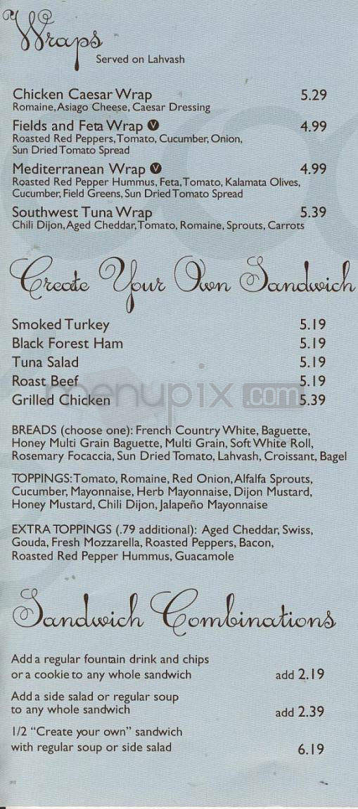Au Bon Pain - Hartford, CT menu_pic
