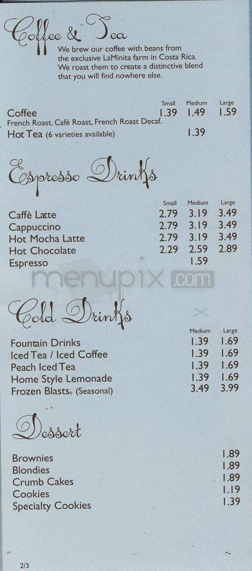 Au Bon Pain - Hartford, CT menu_pic