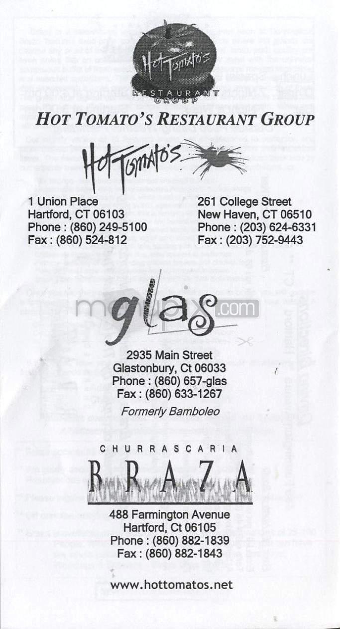 Churrascaria Braza - Hartford, CT menu_pic