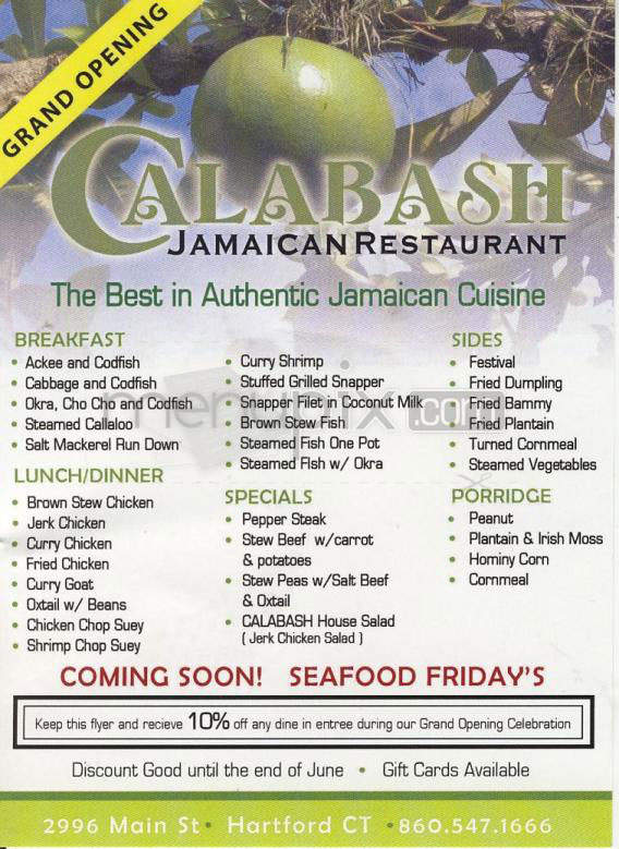 /720051/Calabash-Jamaican-Restaurant-Hartford-CT - Hartford, CT
