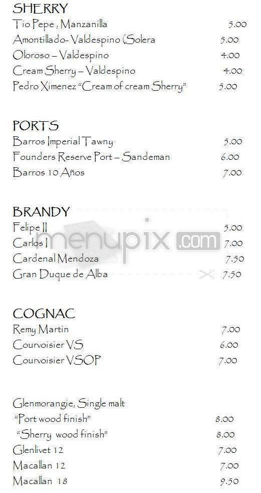 Costa Del Sol Restaurante - Hartford, CT menu_pic