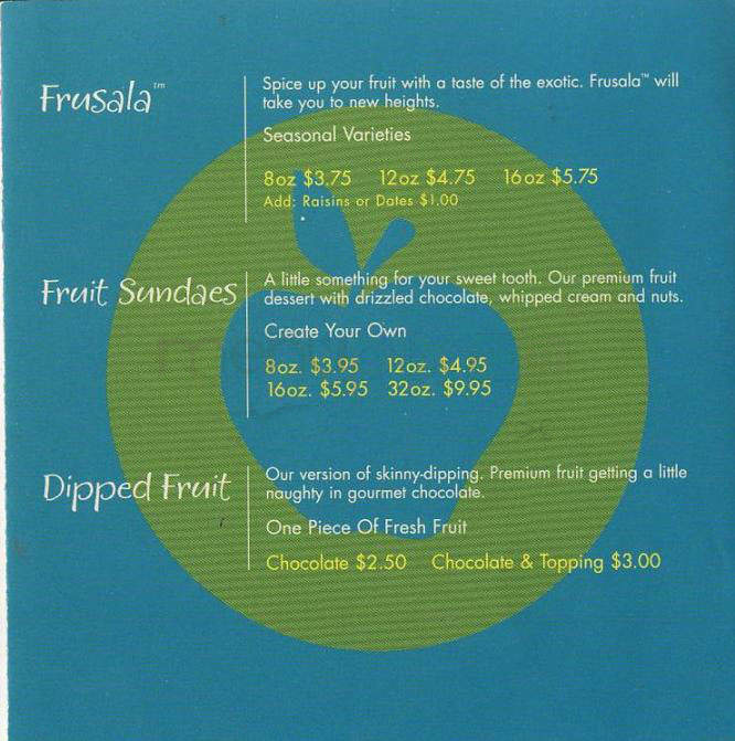 Frutation (By Edible Arrangements) - Hartford, CT menu_pic
