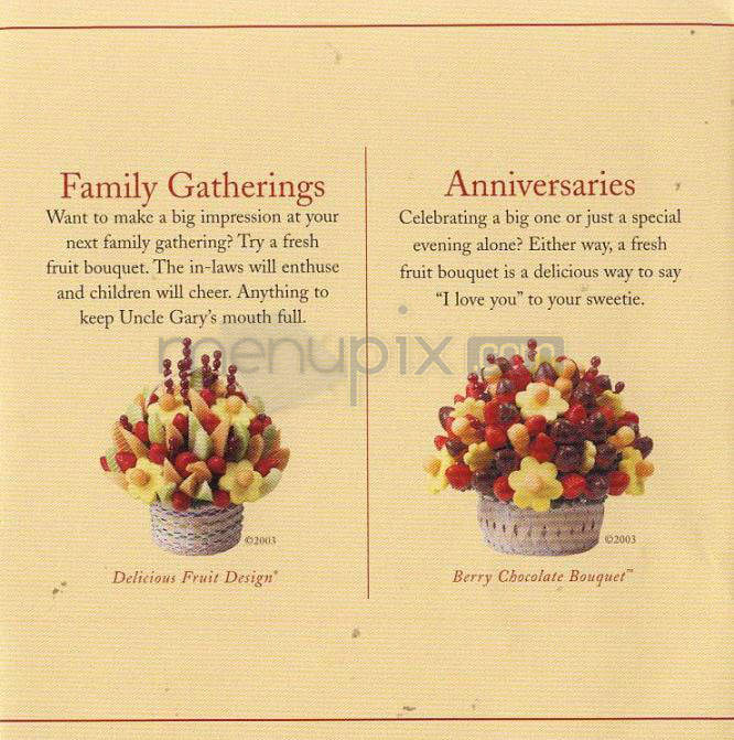 Frutation (By Edible Arrangements) - Hartford, CT menu_pic