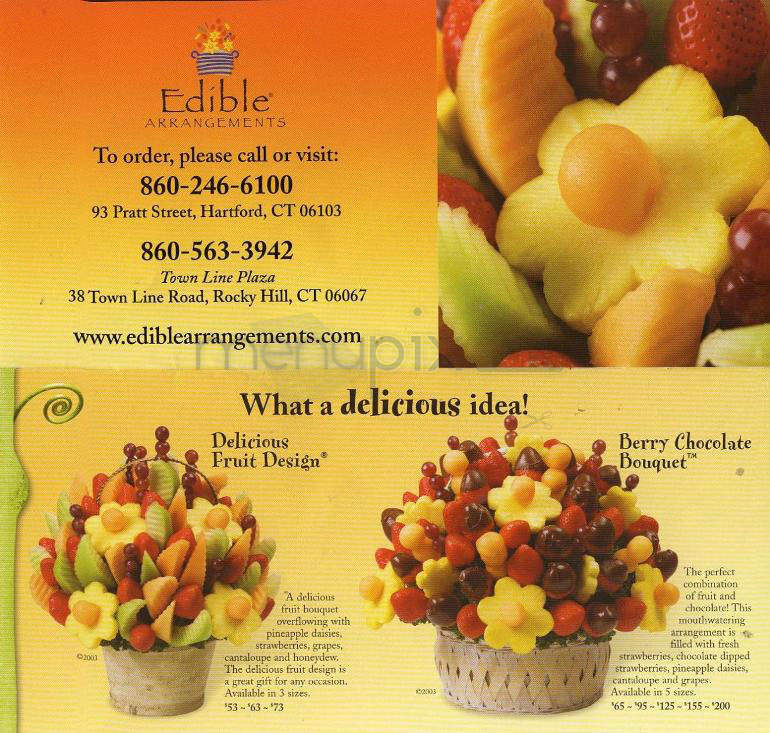 Frutation (By Edible Arrangements) - Hartford, CT menu_pic