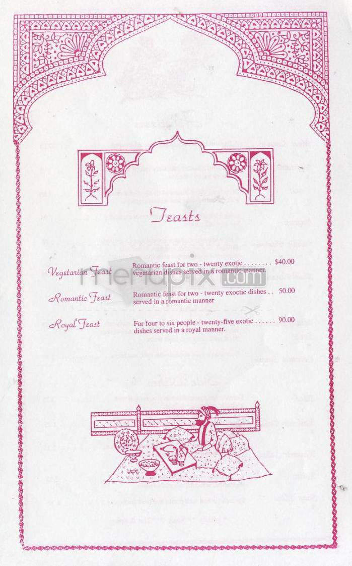 Kashmir Restaurant - Hartford, CT menu_pic