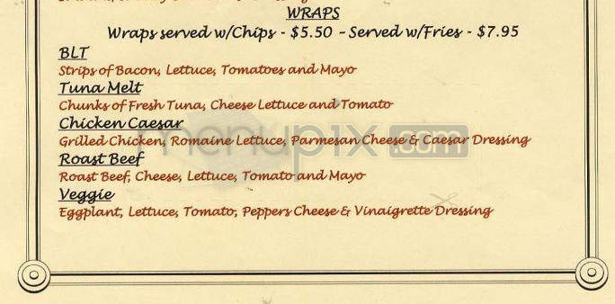 Red Rock Hartford Tavern - Hartford, CT menu_pic