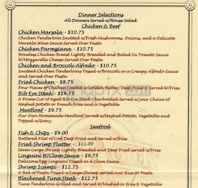 Red Rock Hartford Tavern - Hartford, CT menu_pic