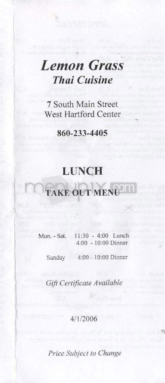 /720032/Lemon-Grass-Restaurant-West-Hartford-CT - West Hartford, CT