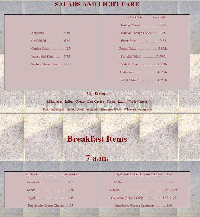 Max Bibo's On Trumbull St - Hartford, CT menu_pic