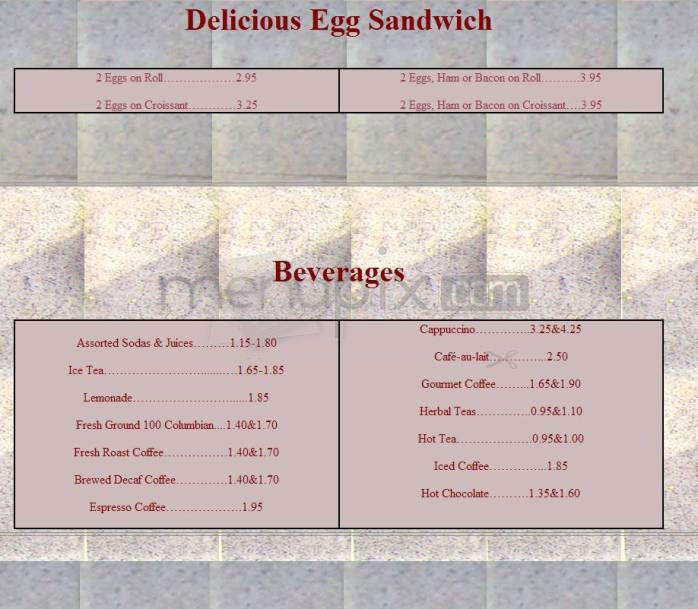 Max Bibo's On Trumbull St - Hartford, CT menu_pic