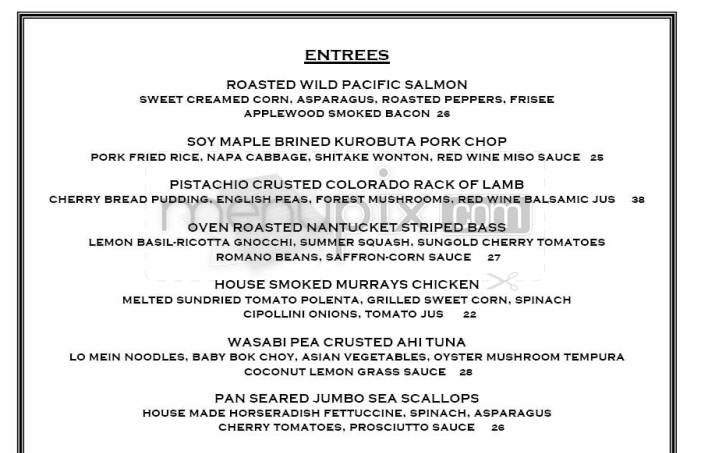Max Downtown - Hartford, CT menu_pic