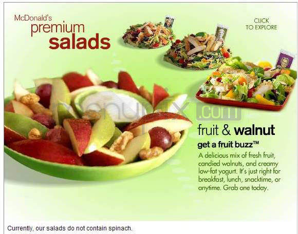 McDonald's - West Hartford, CT menu_pic