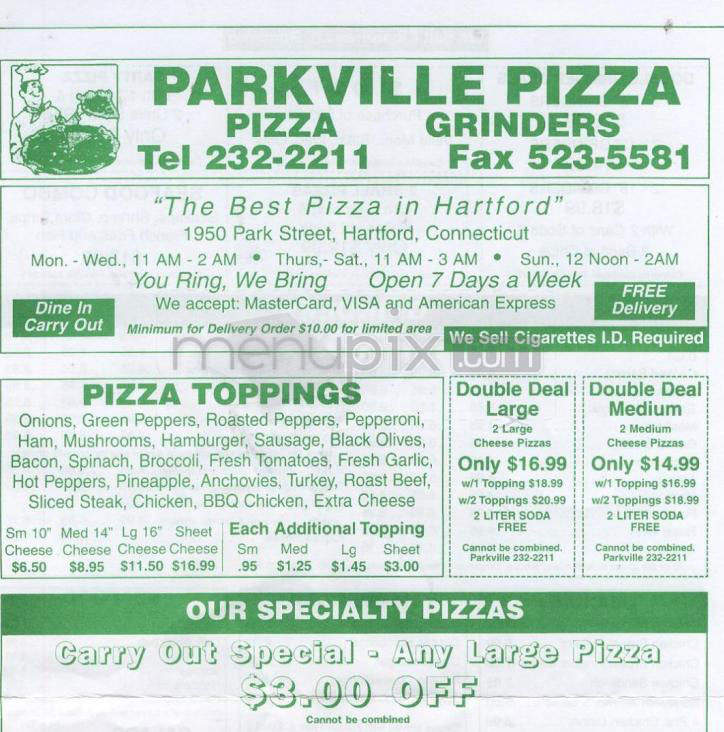 /720015/Parkville-Pizza-Hartford-CT - Hartford, CT