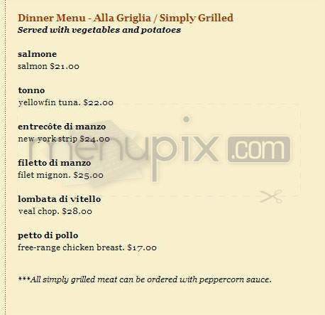 Peppercorns Grill - Hartford, CT menu_pic
