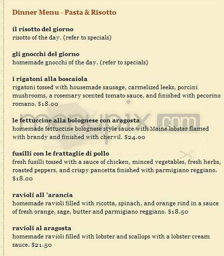 Peppercorns Grill - Hartford, CT menu_pic