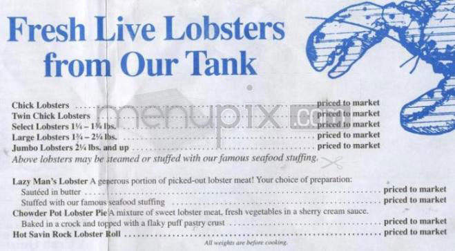 USS Chowder Pot IV - Hartford, CT menu_pic