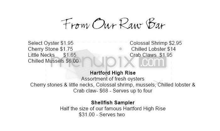 Vito's By The Park - Hartford, CT menu_pic