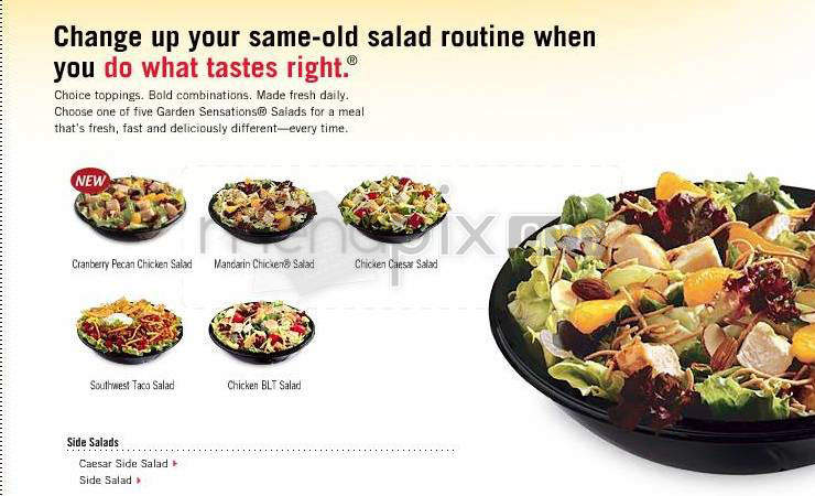Wendy's - Hartford, CT menu_pic