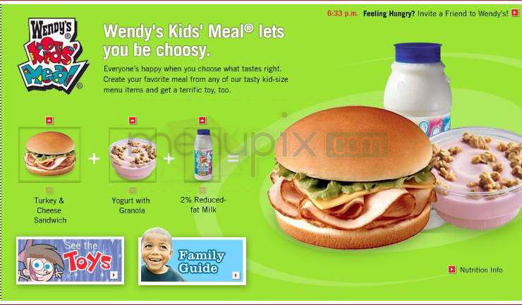 Wendy's - Hartford, CT menu_pic