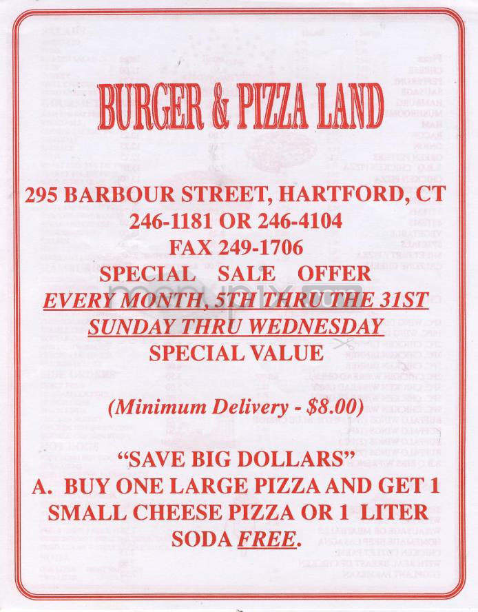 /720050/Burger-and-Pizza-Land-Hartford-CT - Hartford, CT