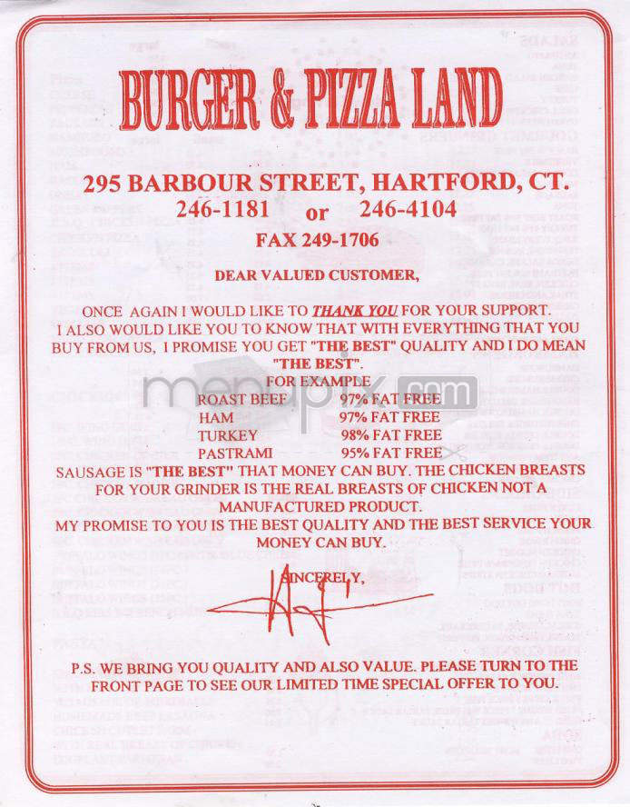 /720050/Burger-and-Pizza-Land-Hartford-CT - Hartford, CT
