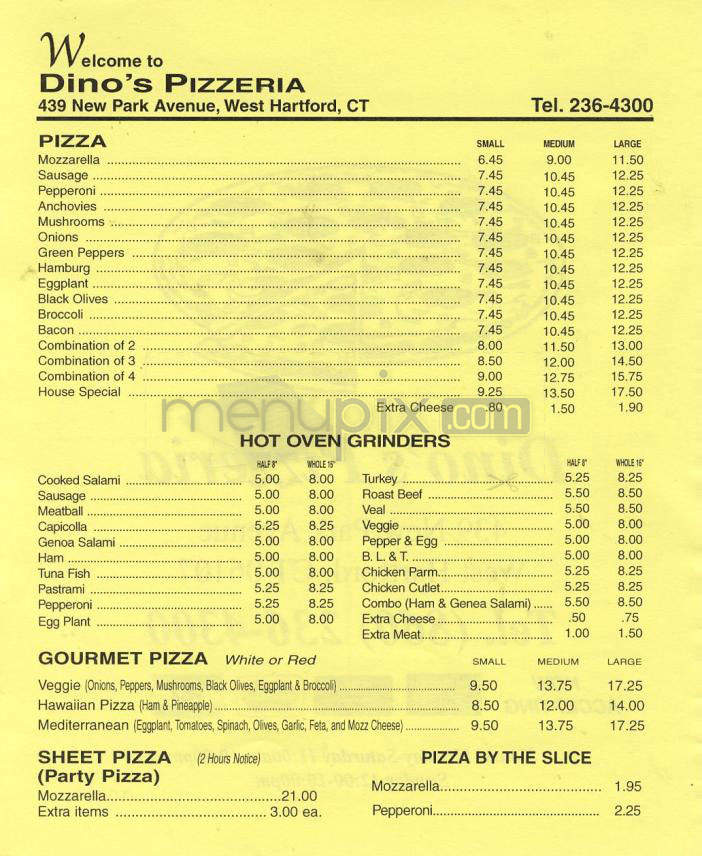 /720062/Dinos-Pizzeria-West-Hartford-CT - West Hartford, CT