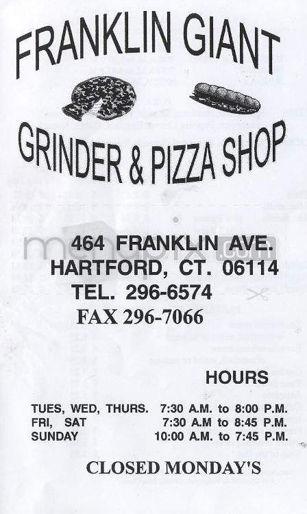 /720067/Franklin-Giant-Sandwich-Shop-Hartford-CT - Hartford, CT