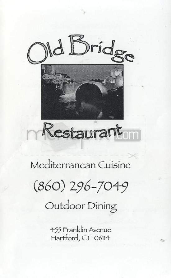 Old Bridge Restaurant - Hartford, CT menu_pic