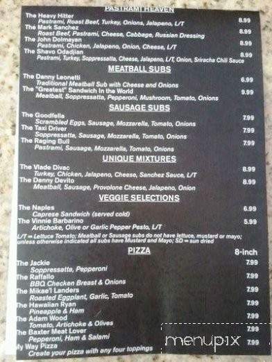 Hey That's Amore - Pasadena, CA menu_pic