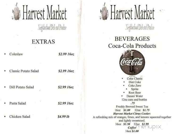 Harvest Market Deli and Produce - Ocala, FL menu_pic