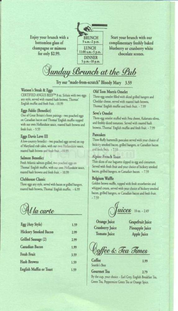 Daily Fare - Hilton Head Island, SC menu_pic