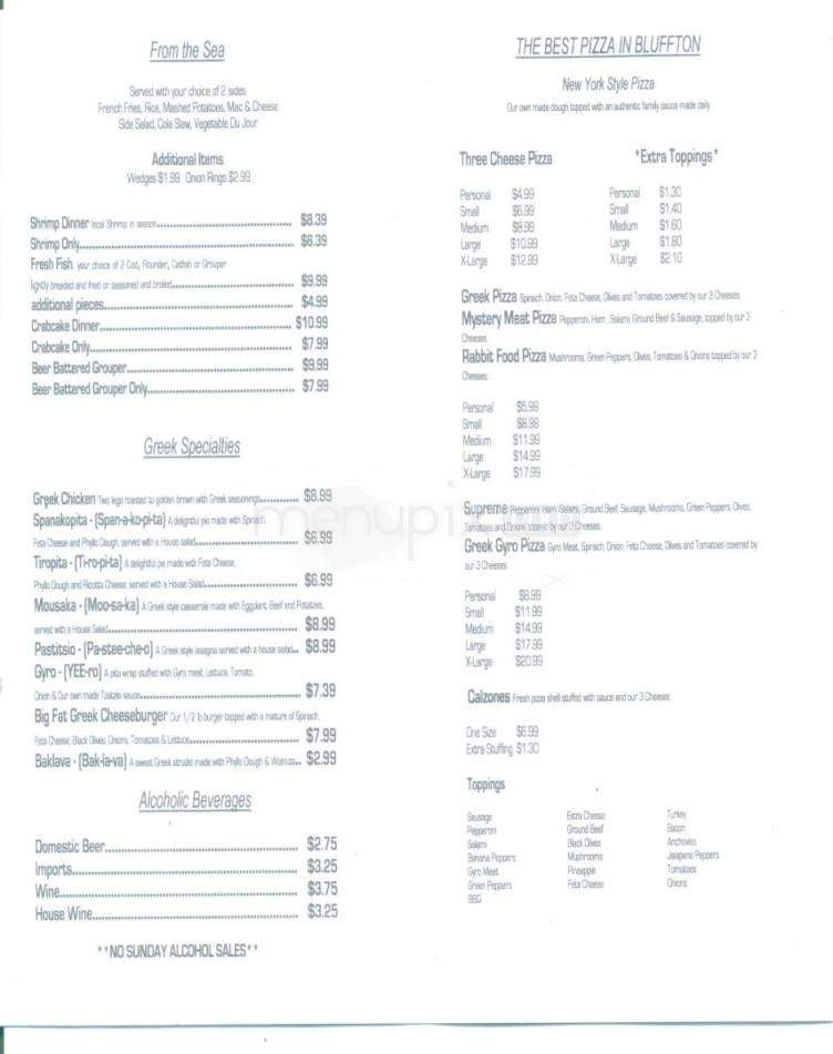 Squat & Gobble - Bluffton, SC menu_pic