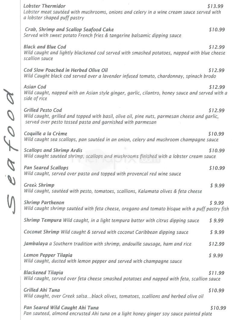 Tapas Restaurant - Hilton Head Island, SC menu_pic