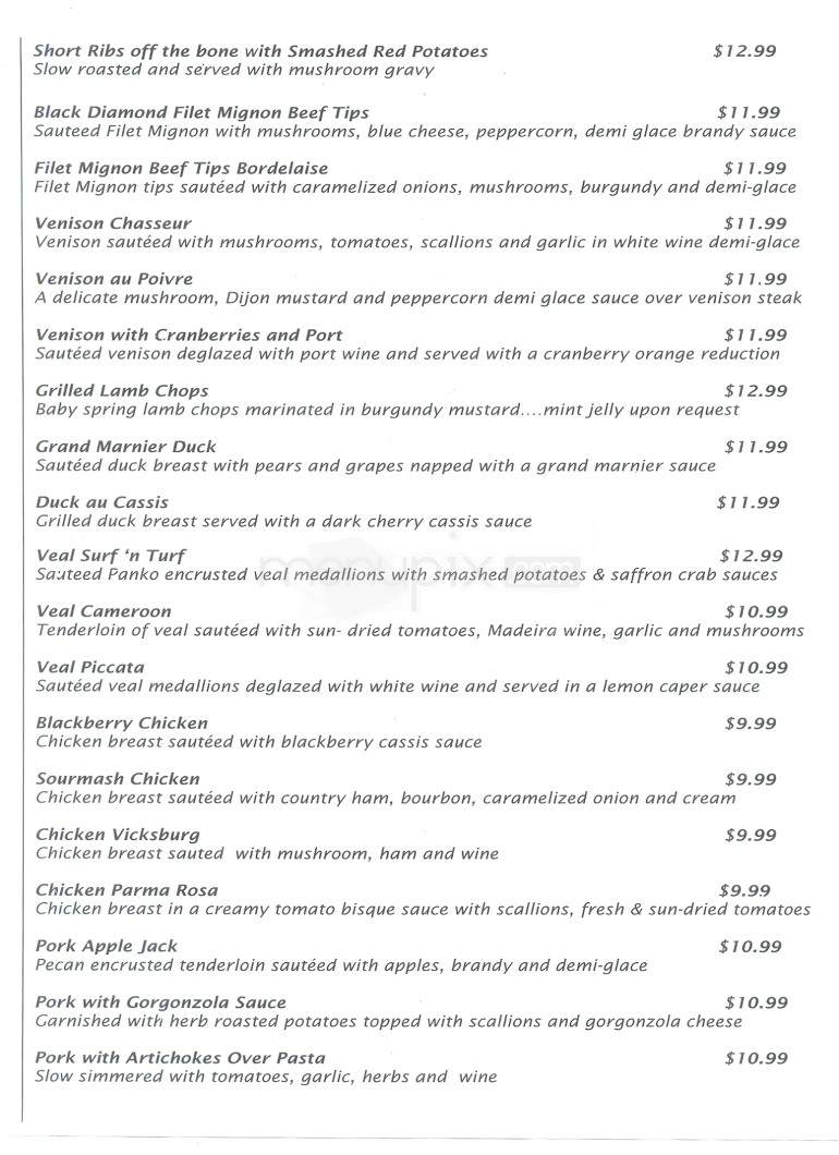 Tapas Restaurant - Hilton Head Island, SC menu_pic