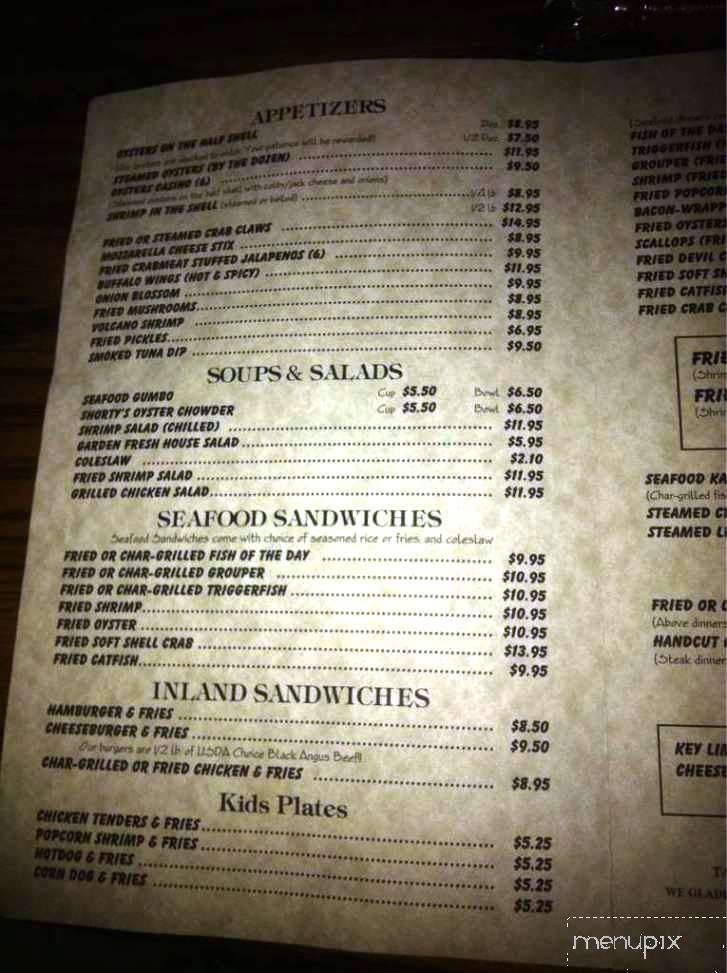 High Tide Restaurant & Oyster - Fort Walton Beach, FL menu_pic