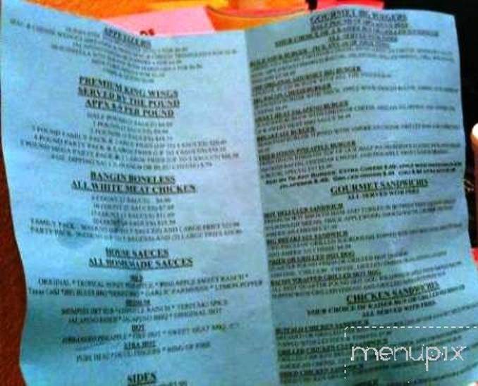 House of Wings - Los Angeles, CA menu_pic