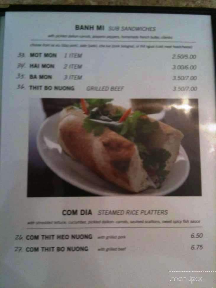 Indochine Cafe - Columbus, OH menu_pic