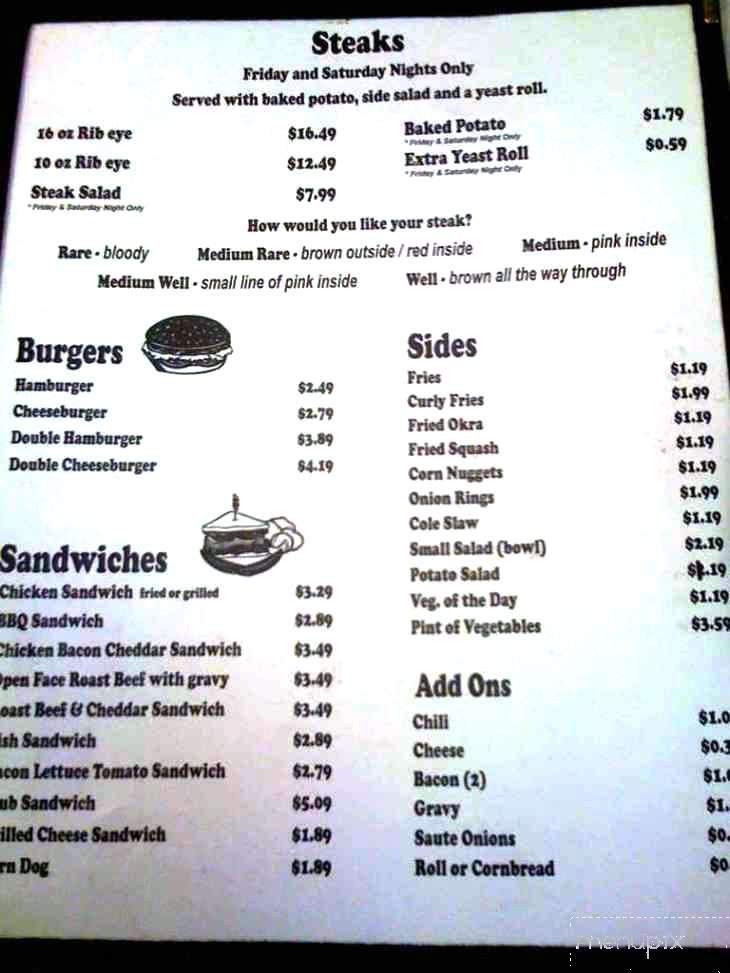 It Don't Matter - Highland Home, AL menu_pic