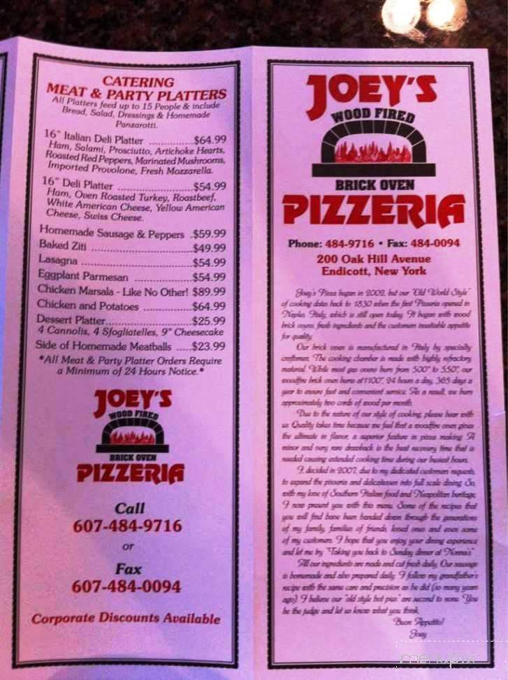 /3221309/Joeys-Pizzeria-Endicott-NY - Endicott, NY