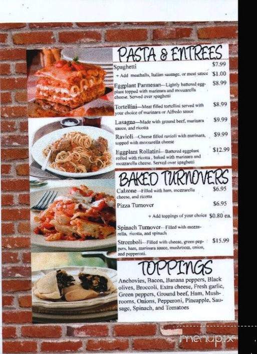 Joe's Pizza - Marshall, VA menu_pic