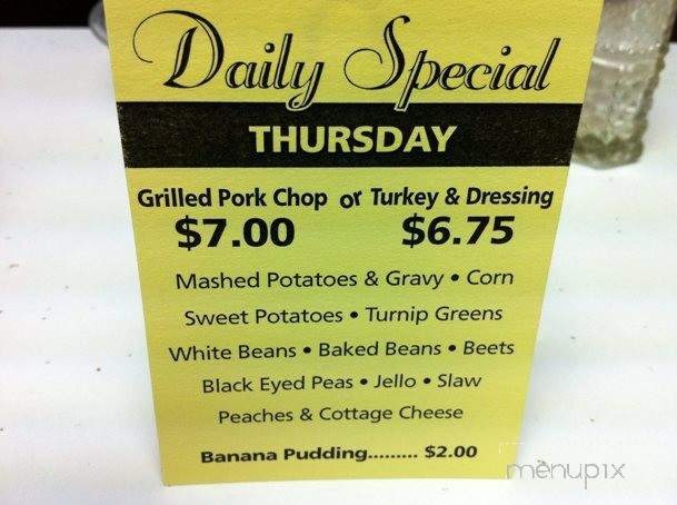 Judy's Castle - Bowling Green, KY menu_pic