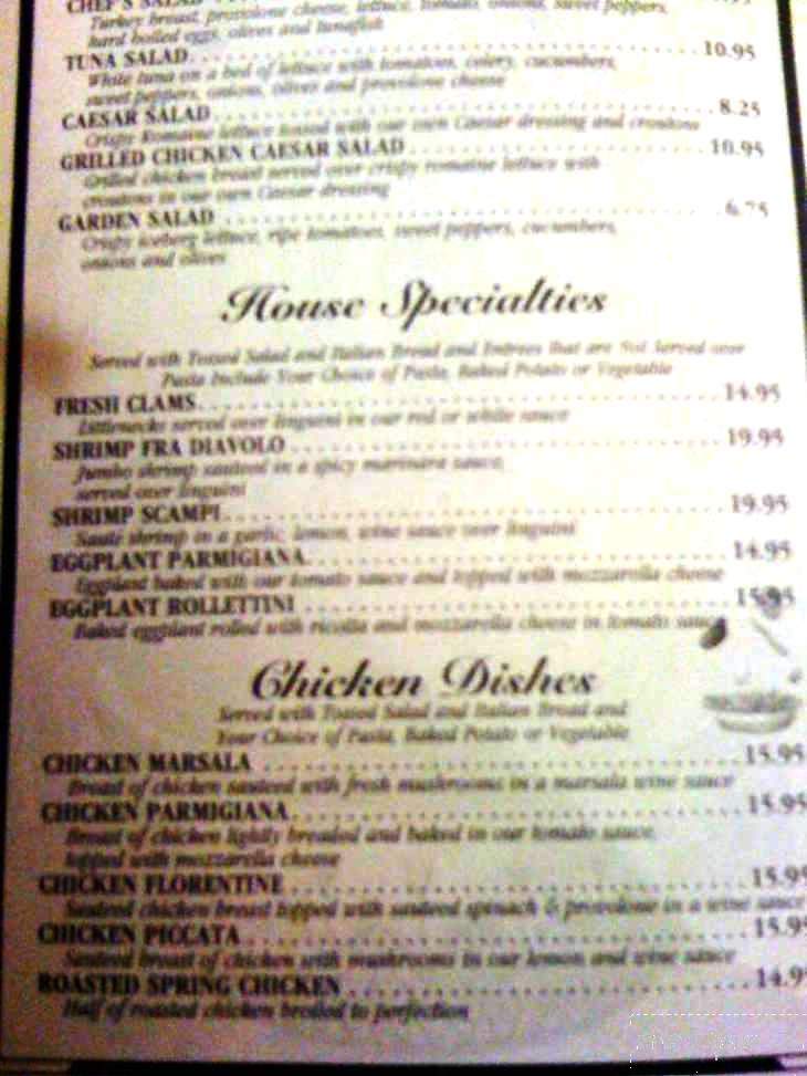 Jo Jo's Pizzeria & Restaurant - Ventnor City, NJ menu_pic