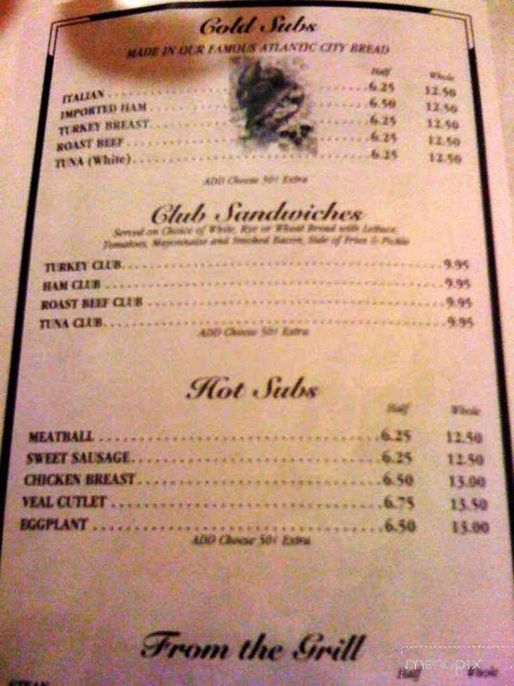 Jo Jo's Pizzeria & Restaurant - Ventnor City, NJ menu_pic