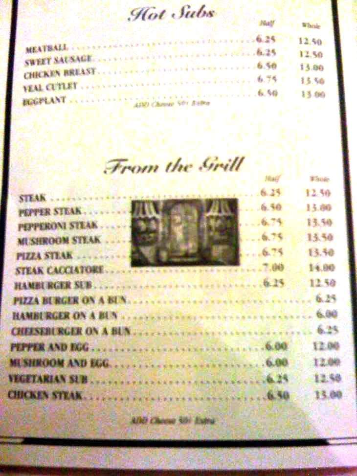Jo Jo's Pizzeria & Restaurant - Ventnor City, NJ menu_pic