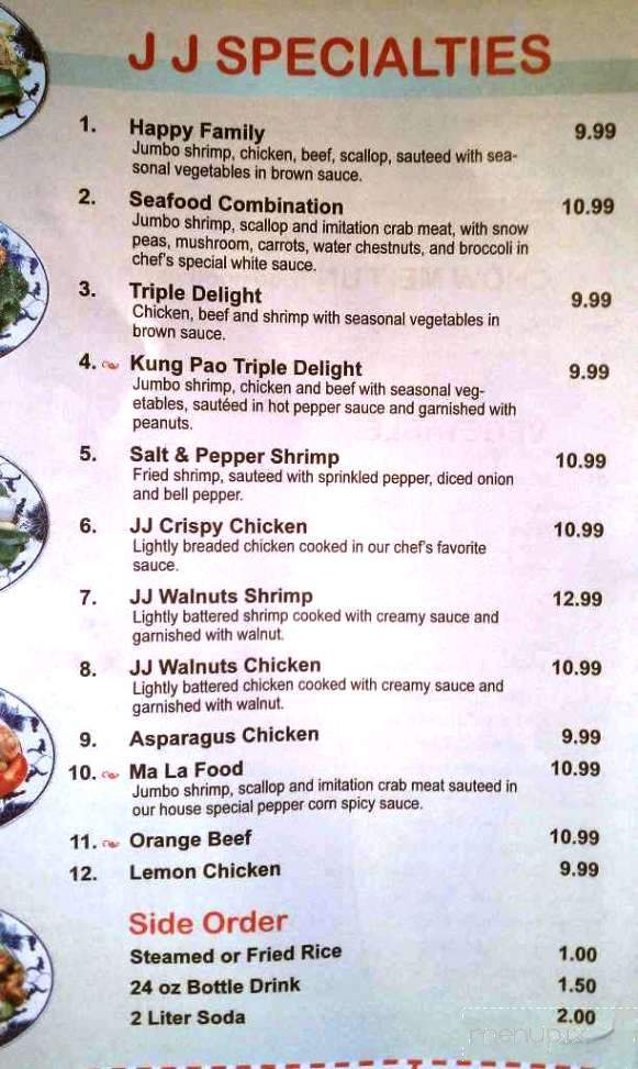 JJ China Restaurant - Omaha, NE menu_pic