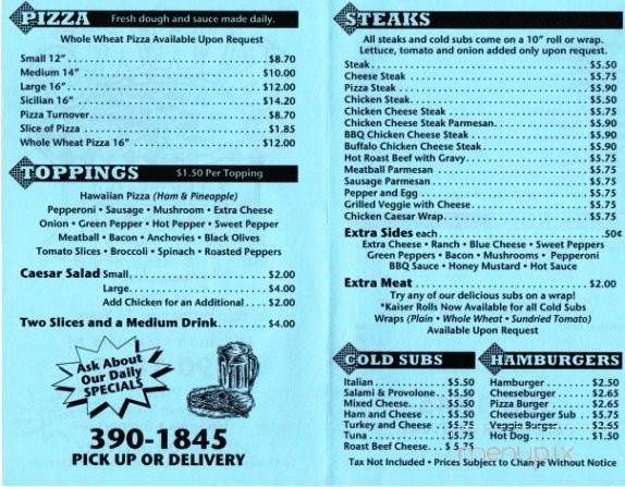 Kirk's Pizzeria - Marmora, NJ menu_pic