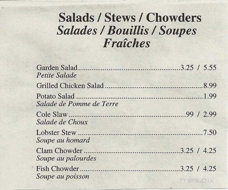 Ken's Place - Scarborough, ME menu_pic