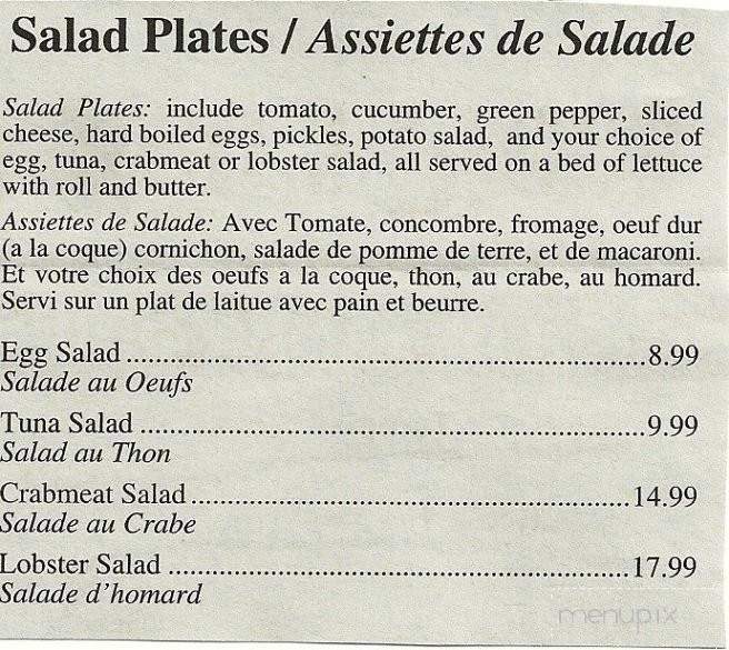 Ken's Place - Scarborough, ME menu_pic