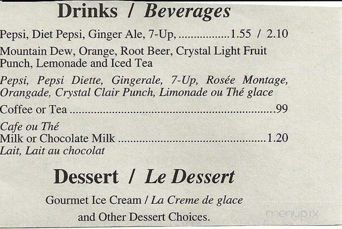Ken's Place - Scarborough, ME menu_pic